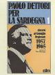 Paolo Dettori per la Sardegna Uomini, Idee, Istituzioni