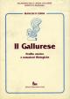 Il gallurese Lingua e Letteratura